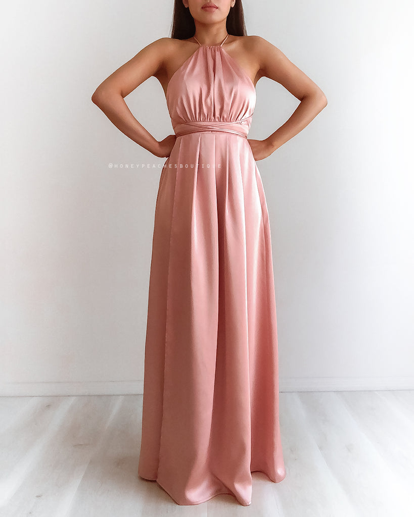 Loving You Is Easy Maxi Dress - Dusty Pink