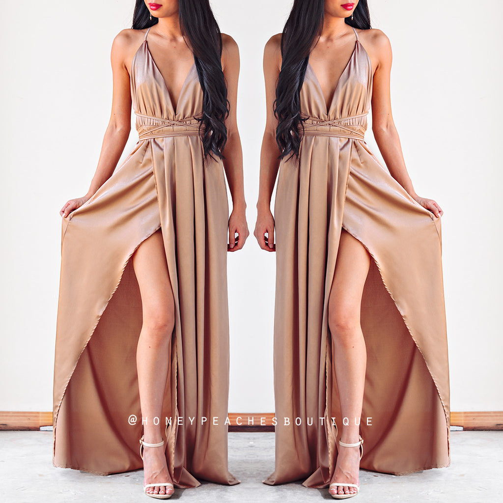 The Way I Love You Maxi Dress - Mocha