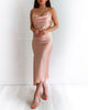 Emery Midi Dress - Pink Champagne