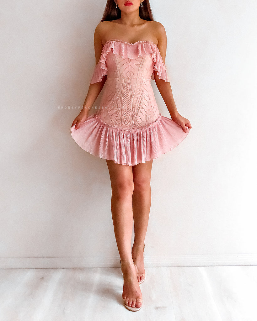 Lydia Mini Dress - Blush