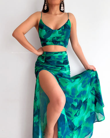 Hannah Midi Dress - Green