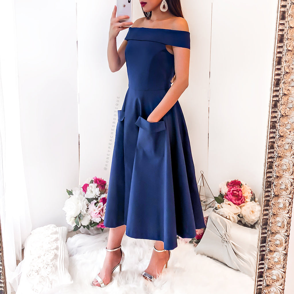 Katica Dress - Tanzanite