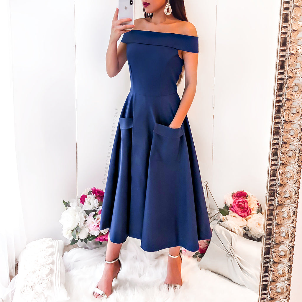 Katica Dress - Tanzanite