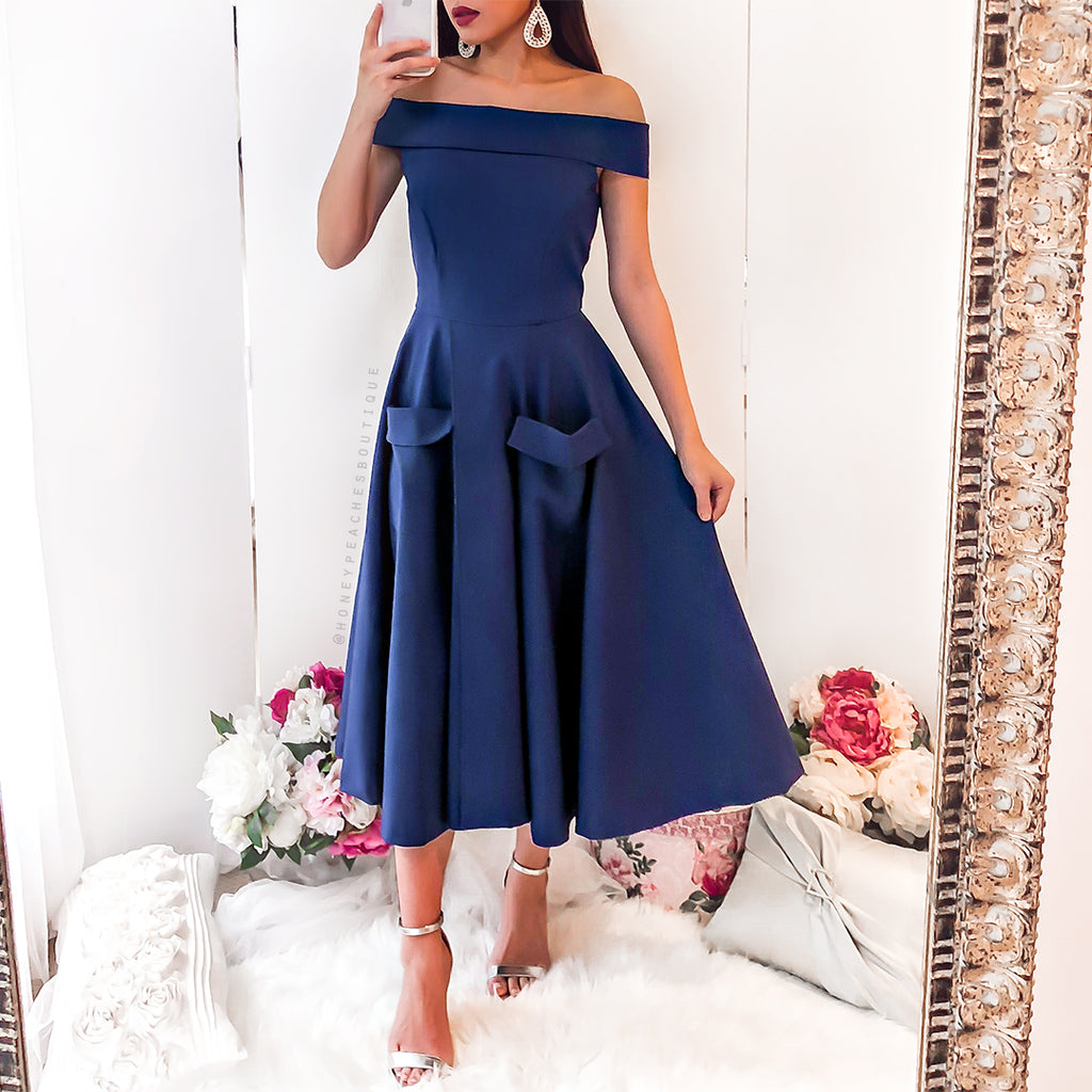 Katica Dress - Tanzanite