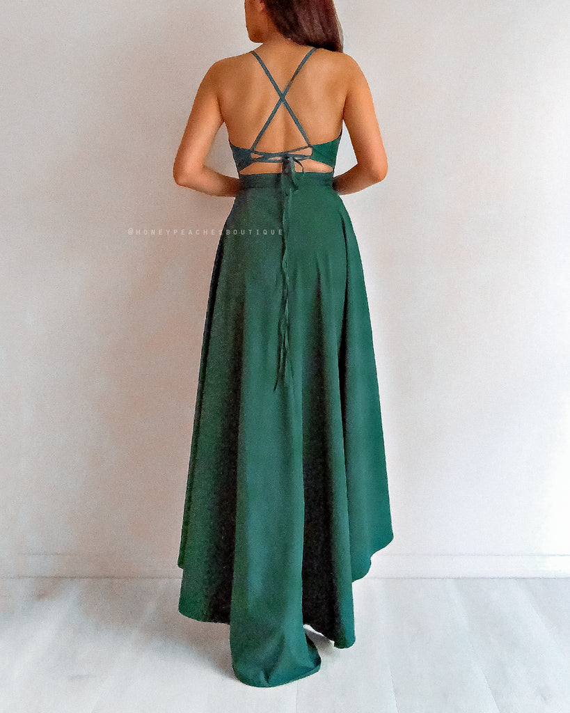 This Love Is Forever Dress - Emerald Green