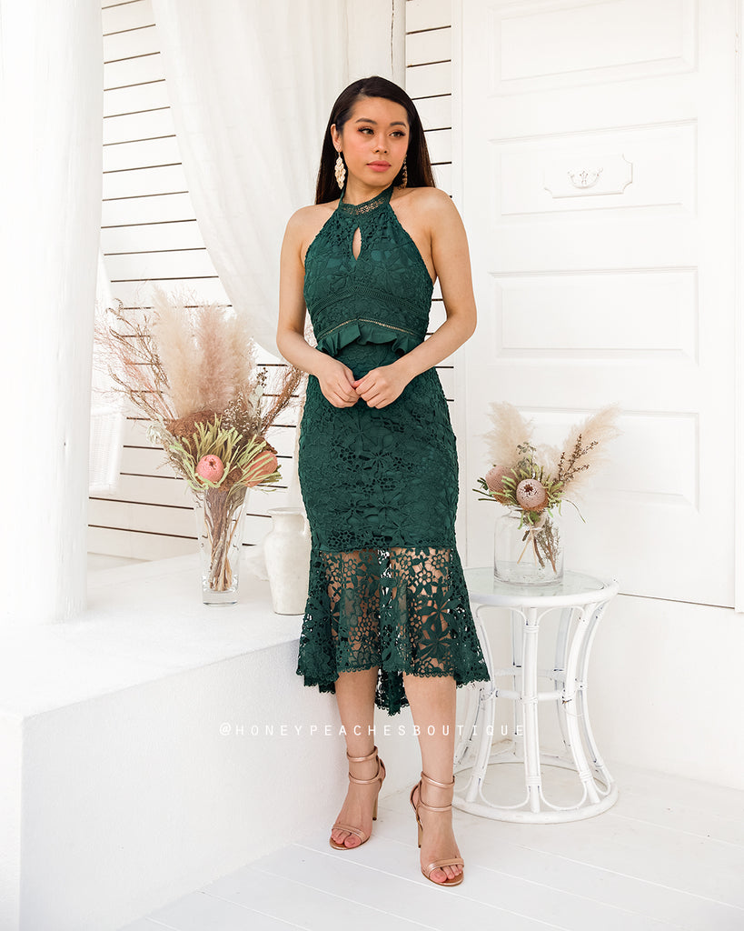 Matilda Dress - Emerald Green