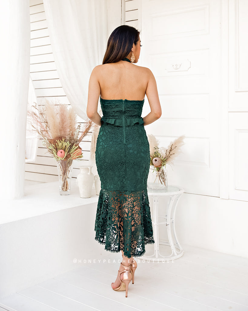 Matilda Dress - Emerald Green