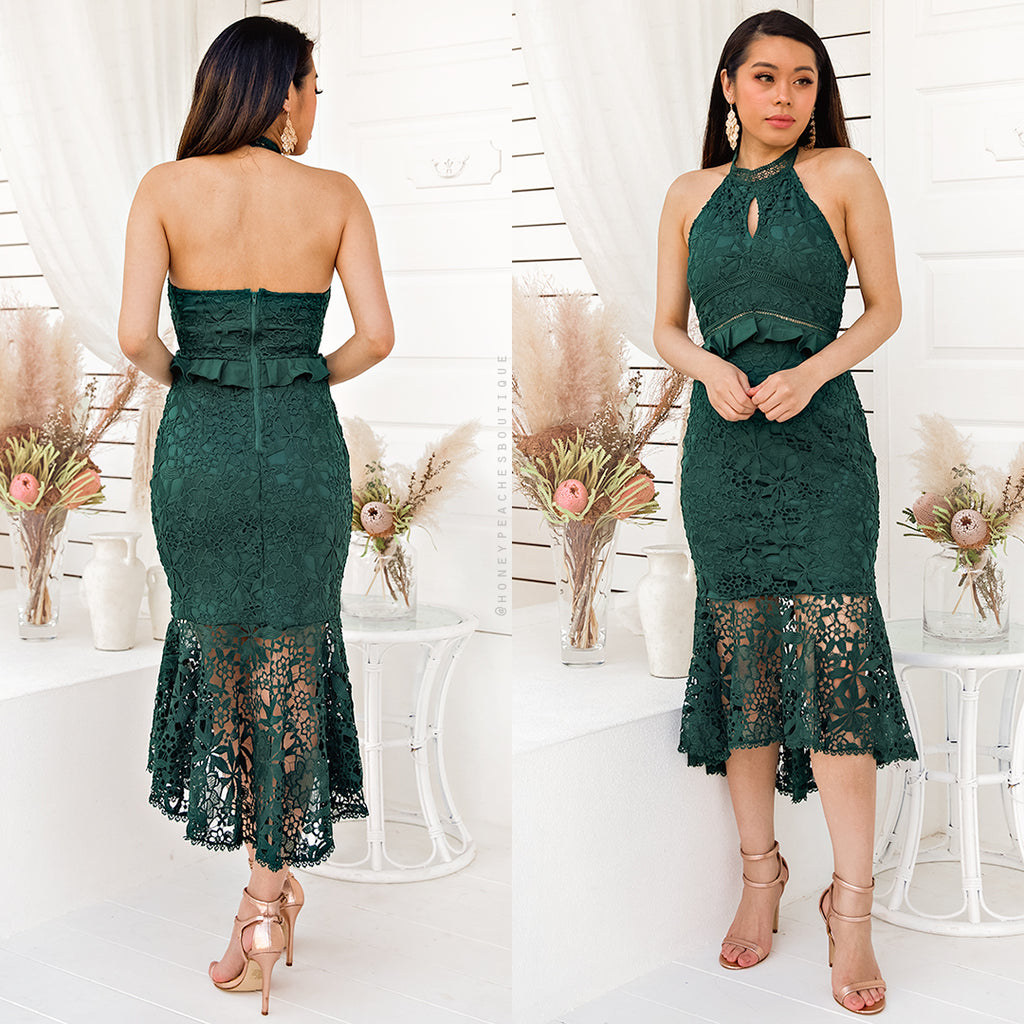 Matilda Dress - Emerald Green