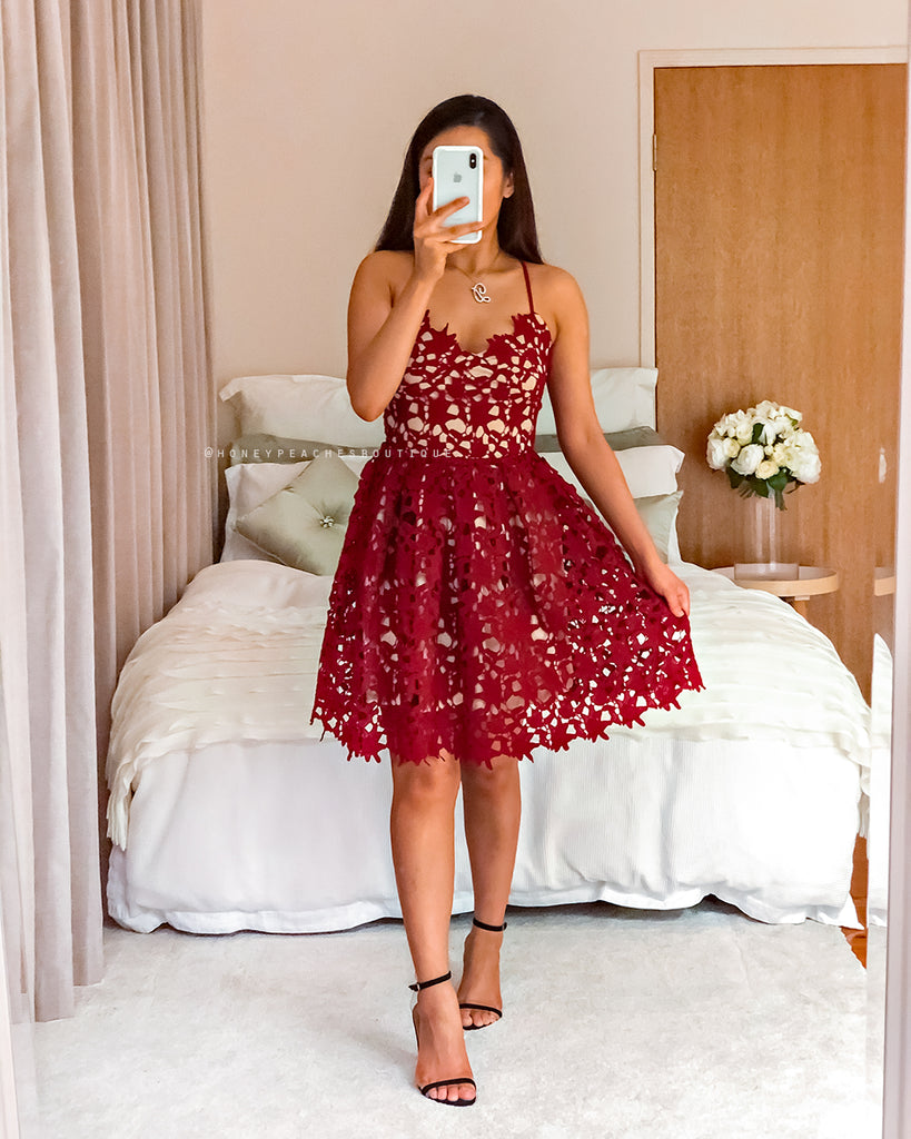 Love Of My Life Dress - Maroon