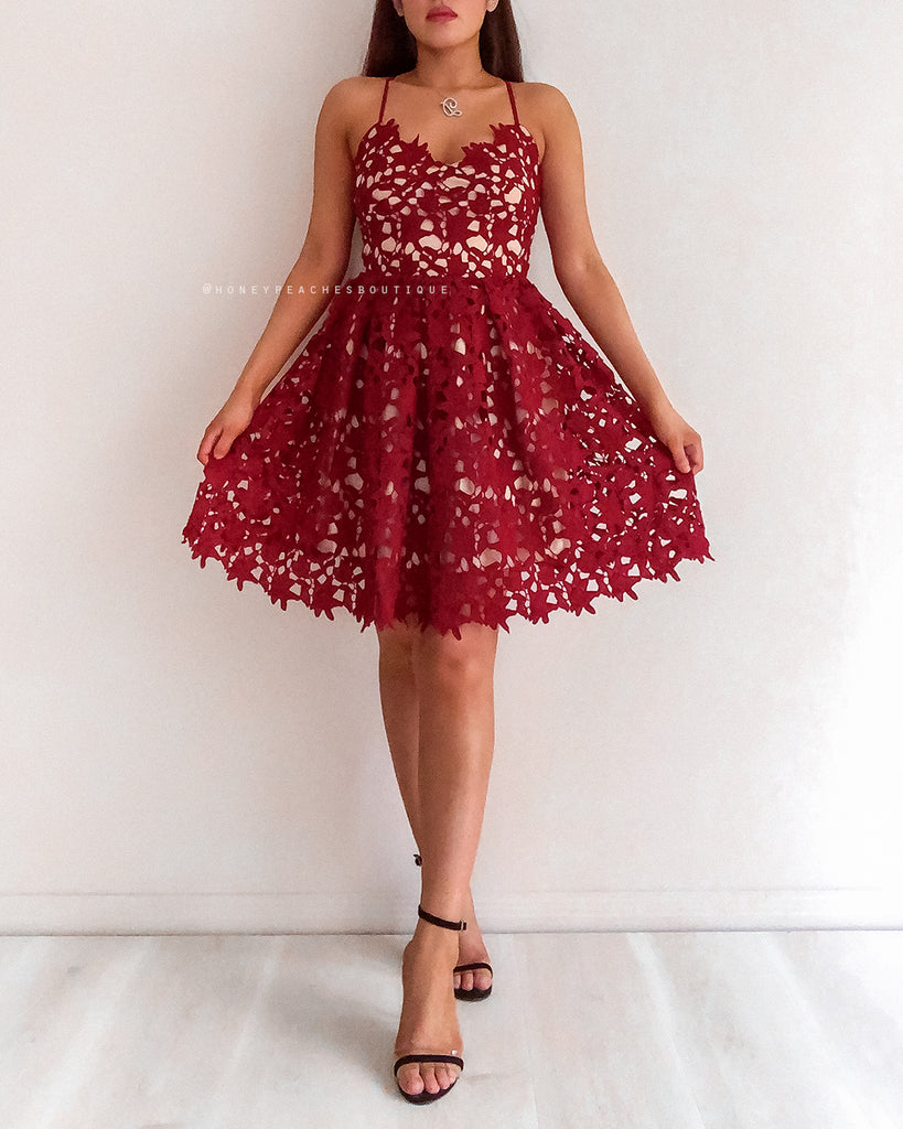 Love Of My Life Dress - Maroon