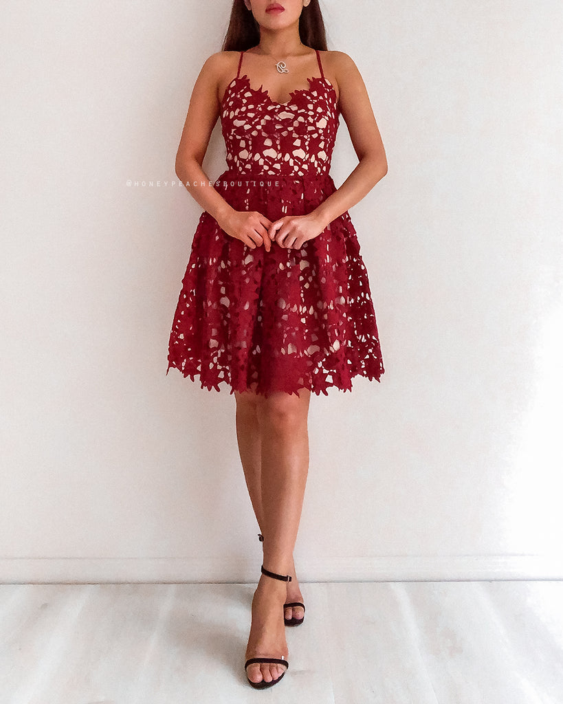 Love Of My Life Dress - Maroon
