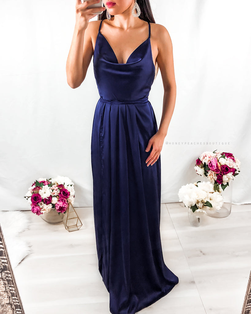 Samira Maxi Dress 2.0 - Navy