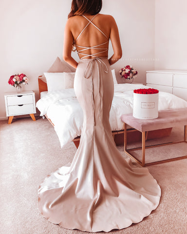Valentina Gown by Jadore - Dusty Pink