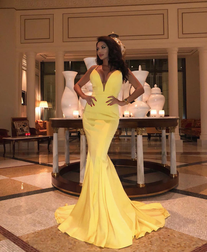 Akila Gown by Jadore - Yellow