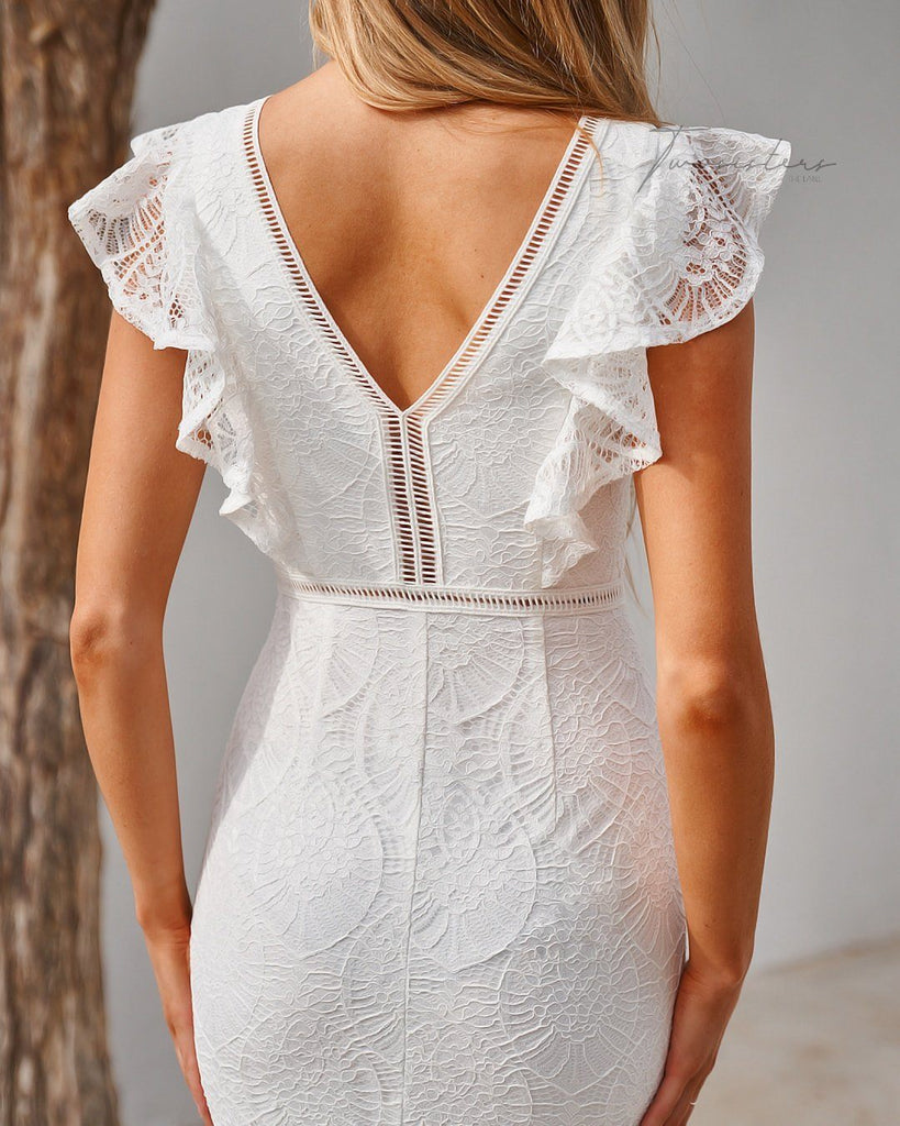 Cadence Dress - White