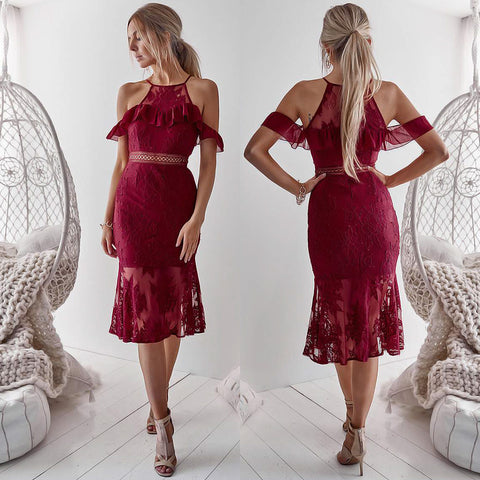 Alexia Dress - Red