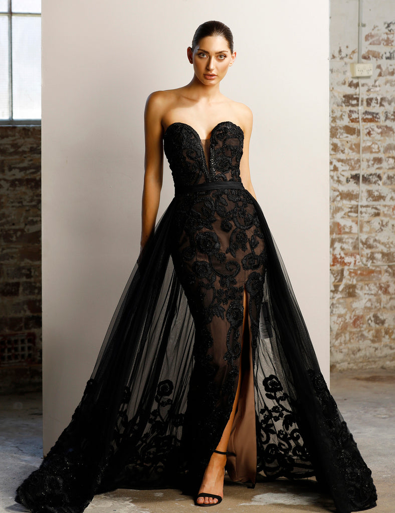 Hera Gown by Jadore - Black