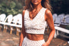 Madelyn Two Piece Set - White