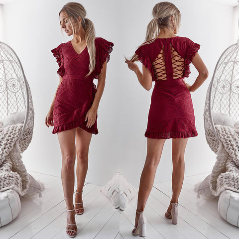 Nayla Dress - Red