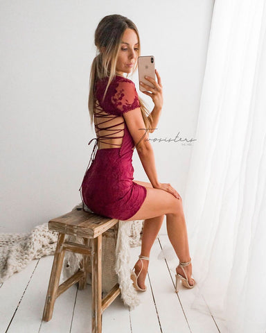 Alexia Dress - Red