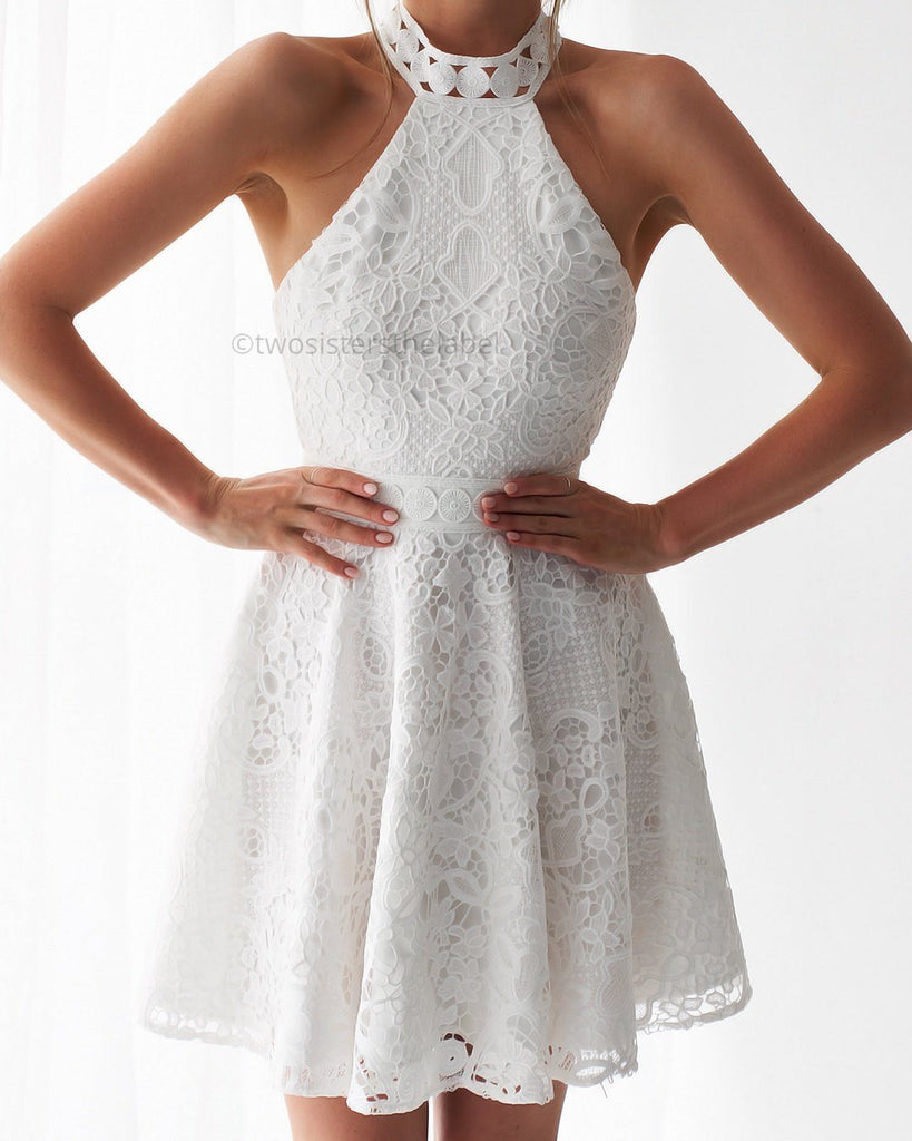 Spence Dress - White