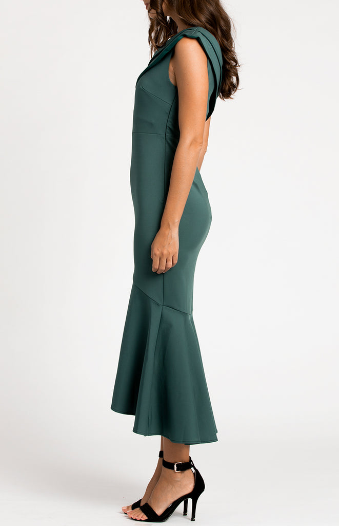 Arielle Midi Dress - Jade