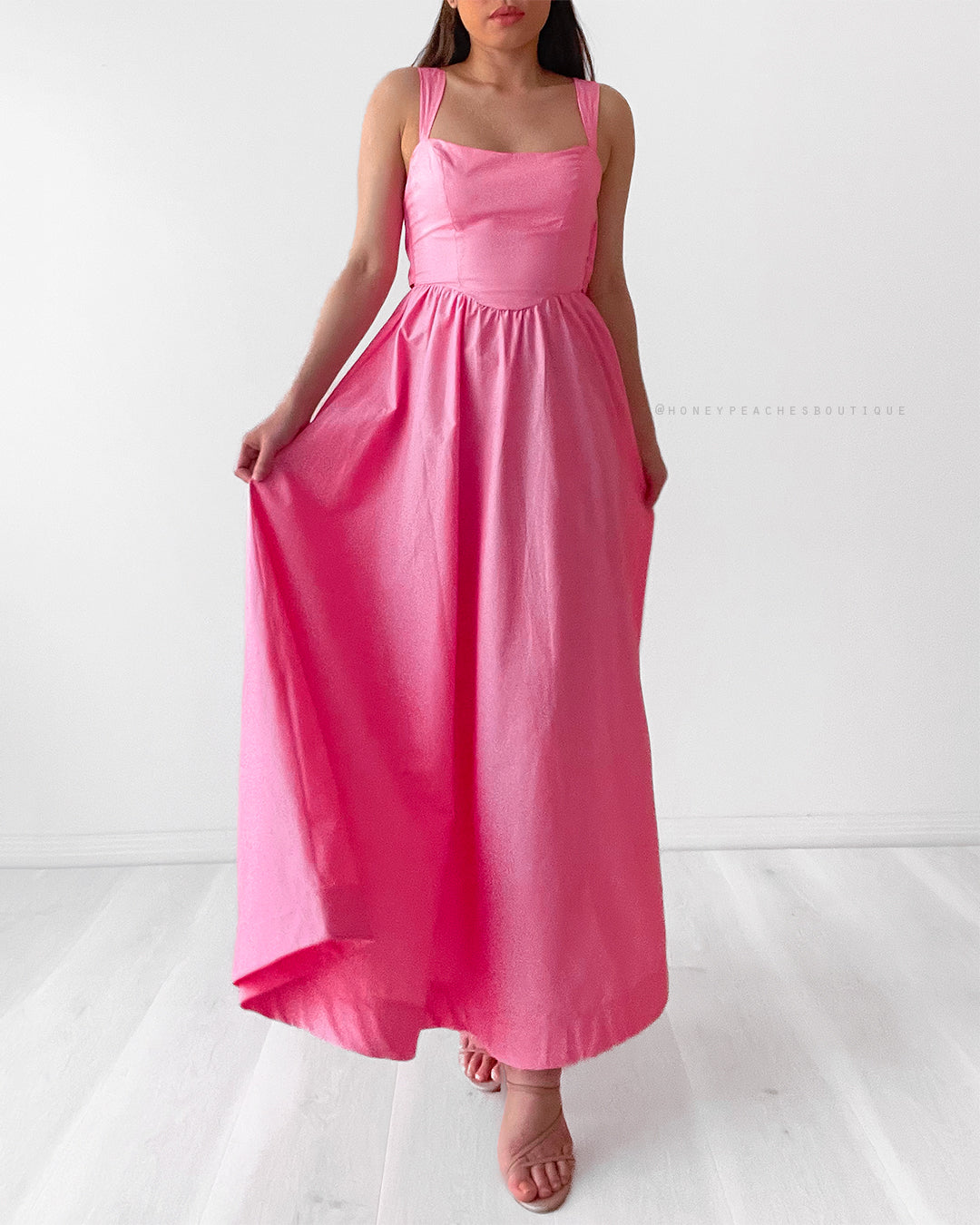 Isla Maxi Dress - Beige main image 0