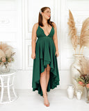 This Love Is Forever Dress - Emerald Green