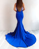 Olympia Gown by Jadore - Cobalt Blue