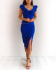 Faithfully Yours Midi Dress - Cobalt Blue