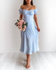 Dinah Midi Dress - Baby Blue