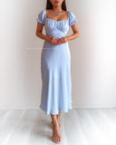 Dinah Midi Dress - Baby Blue