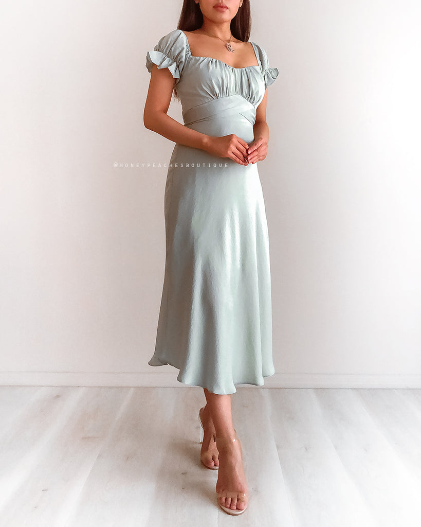 Dinah Midi Dress - Mint