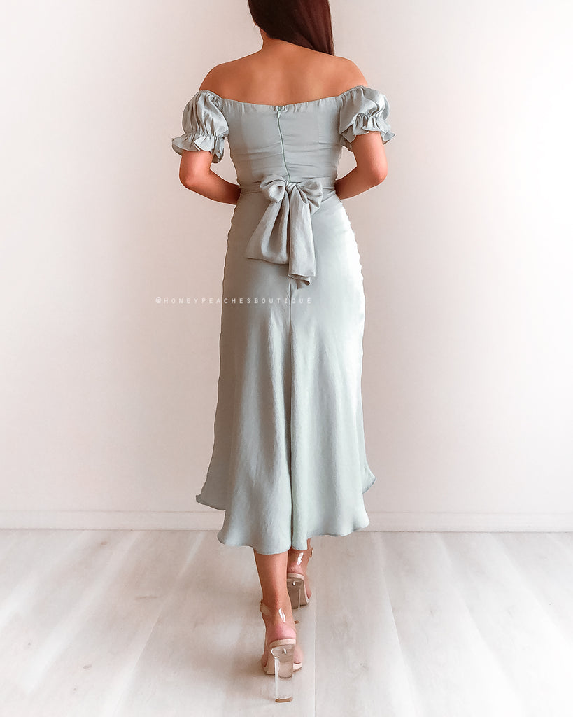 Dinah Midi Dress - Mint