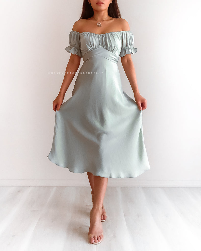 Dinah Midi Dress - Mint