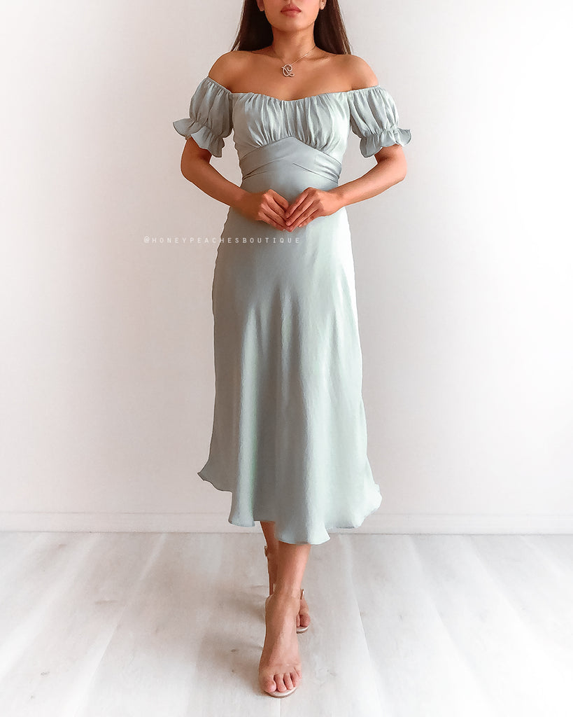 Dinah Midi Dress - Mint