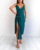 Natasha Midi Dress - Teal