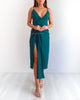 Natasha Midi Dress - Teal