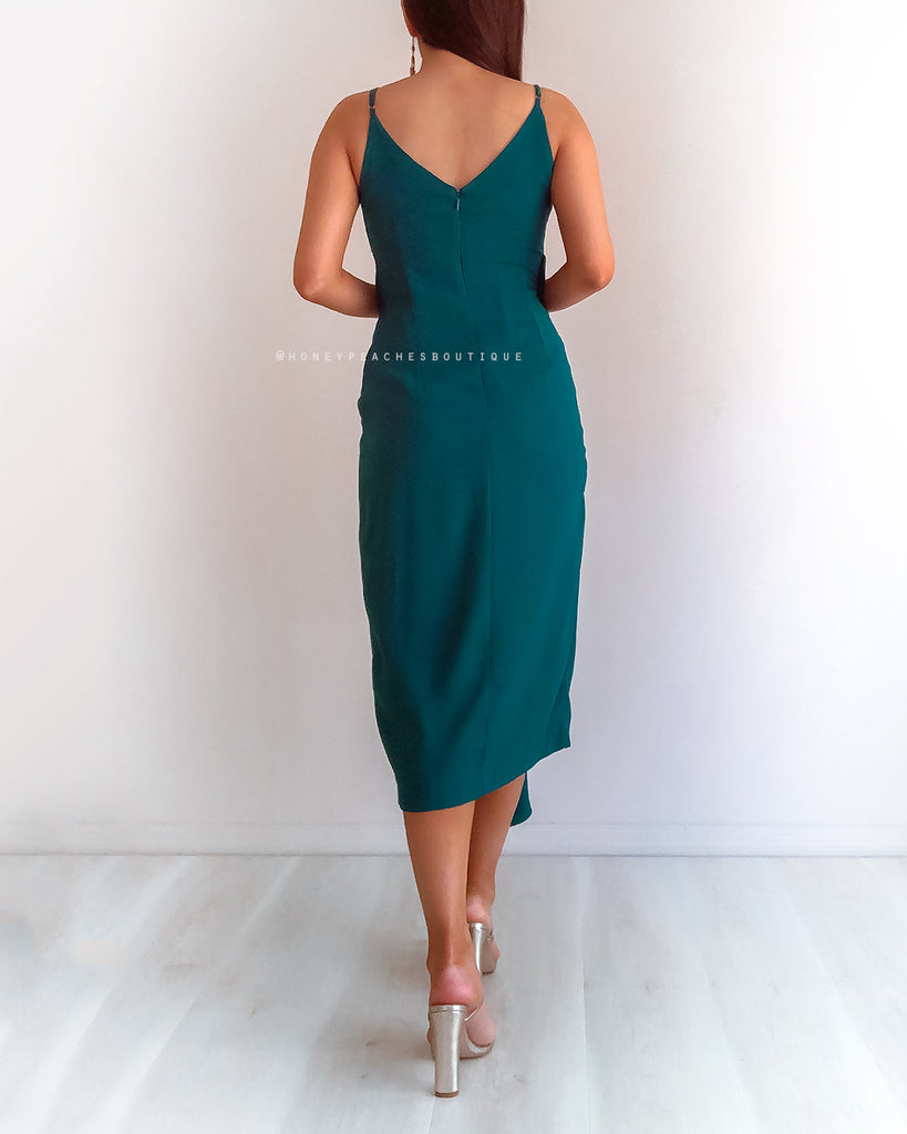 Natasha Midi Dress - Teal