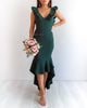 Jasmina Midi Dress - Emerald Green