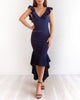 Jasmina Midi Dress - Navy