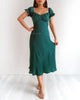 Dinah Midi Dress - Emerald Green