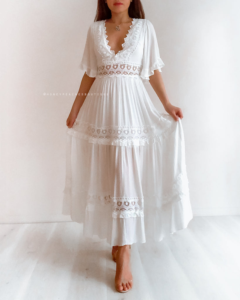 Bronwyn Dress - Ivory