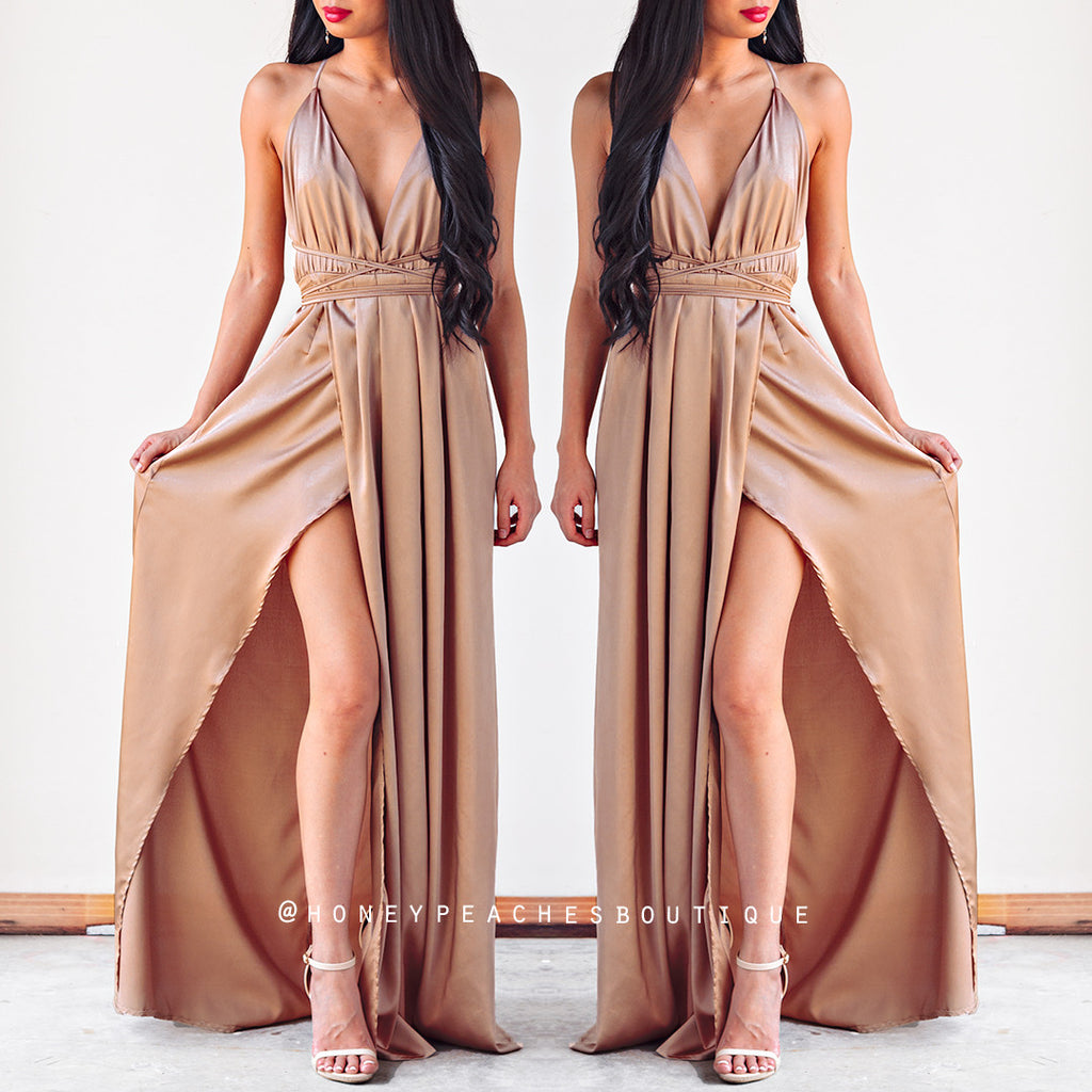 The Way I Love You Maxi Dress - Mocha