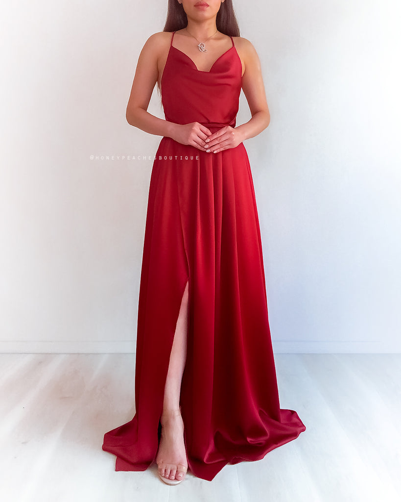 Samira Maxi Dress 2.0 - Maroon