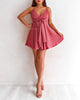 Gwen Mini Dress - Dark Rose