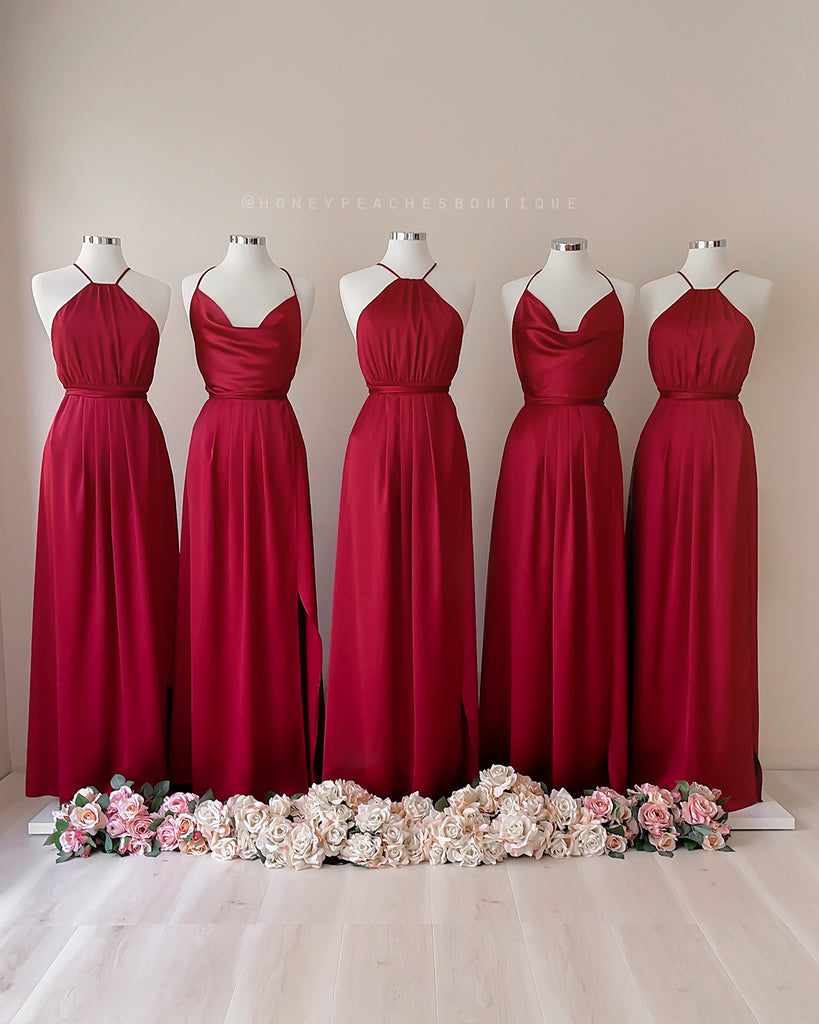 Samira Maxi Dress 2.0 - Maroon