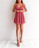 Gwen Mini Dress - Dark Rose