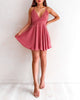 Gwen Mini Dress - Dark Rose