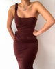 Quinn Midi Dress - Chocolate